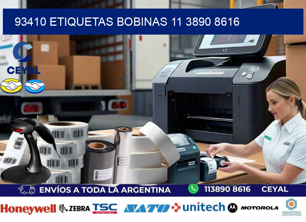 93410 ETIQUETAS BOBINAS 11 3890 8616