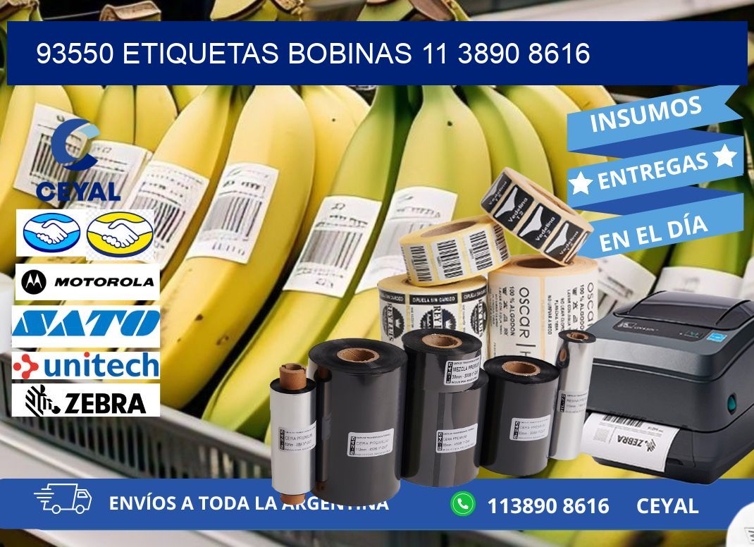 93550 ETIQUETAS BOBINAS 11 3890 8616