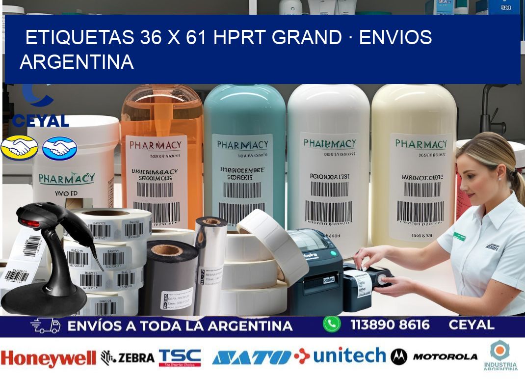 ETIQUETAS 36 x 61 HPRT GRAND · ENVIOS ARGENTINA