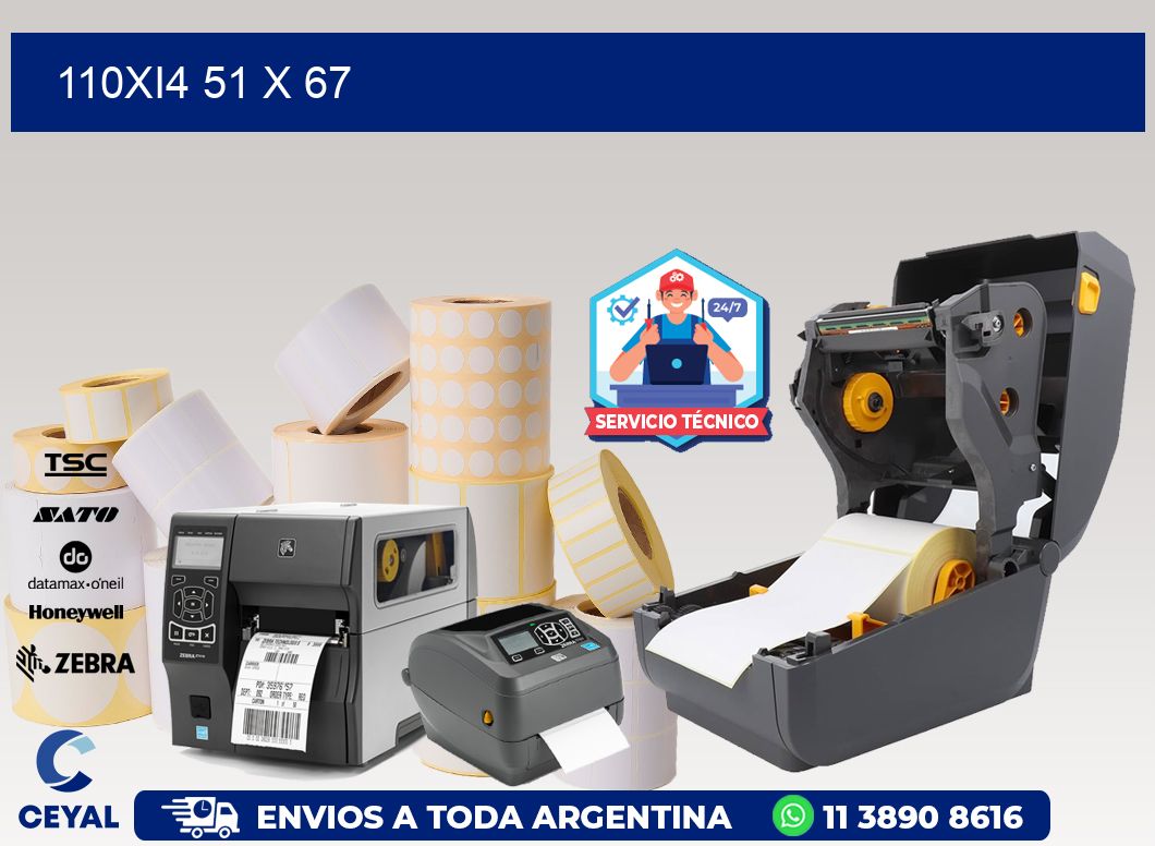 110Xi4 51 x 67
