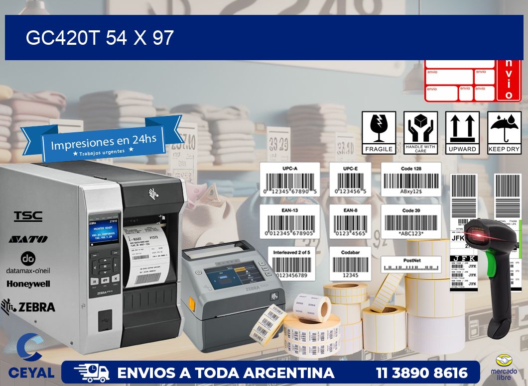 GC420T 54 x 97