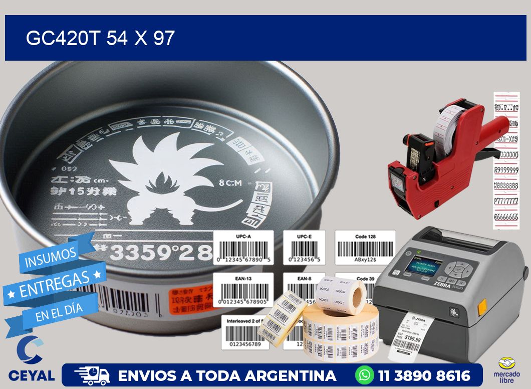 GC420T 54 x 97