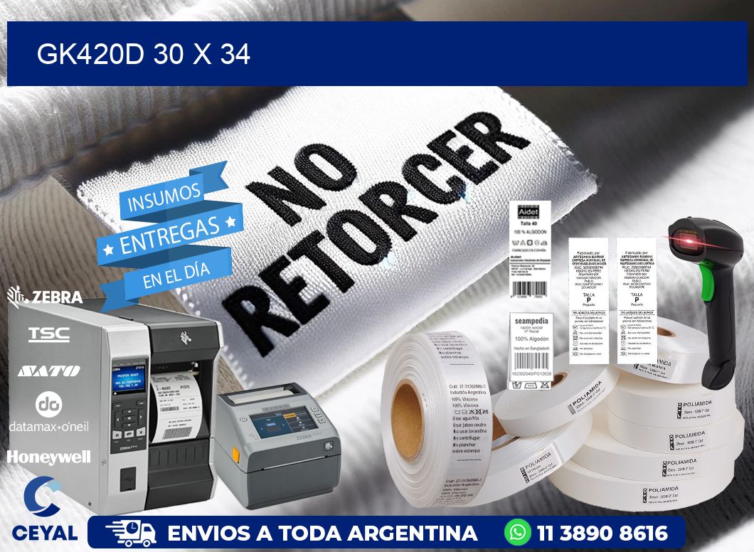 GK420D 30 x 34
