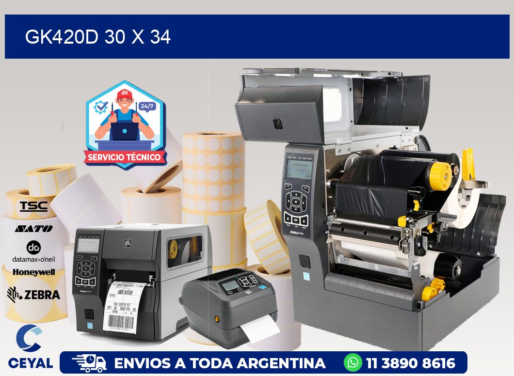 GK420D 30 x 34
