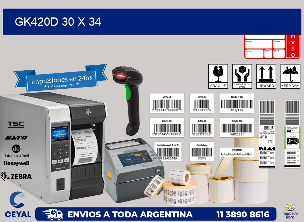 GK420D 30 x 34