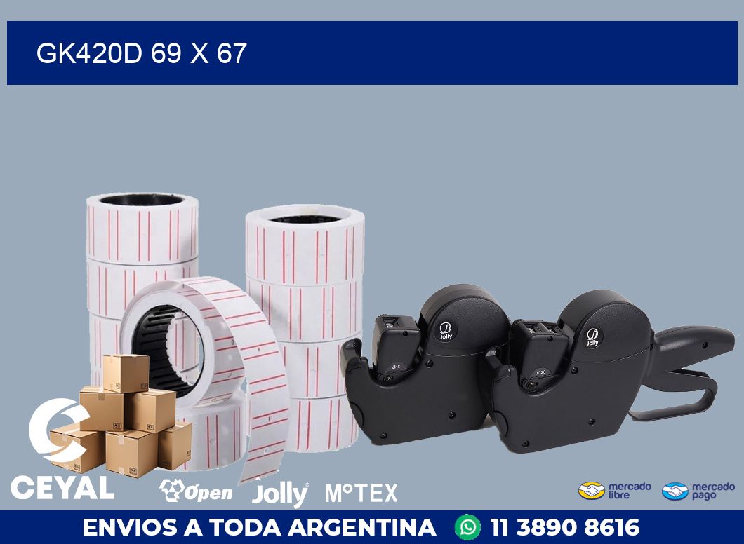 GK420D 69 x 67