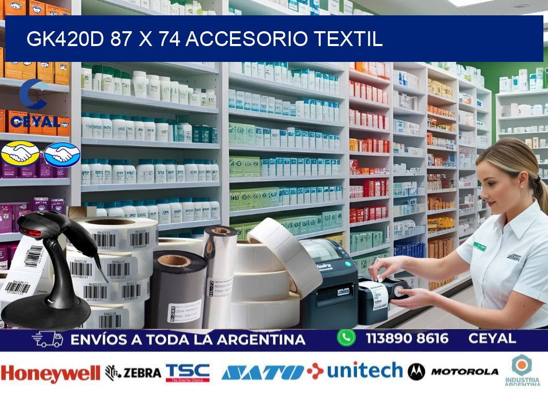 GK420D 87 x 74 ACCESORIO TEXTIL