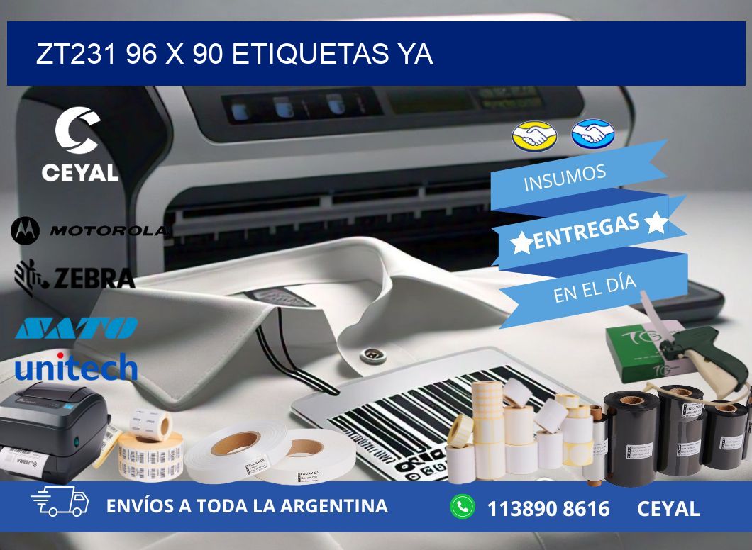 ZT231 96 x 90 ETIQUETAS YA