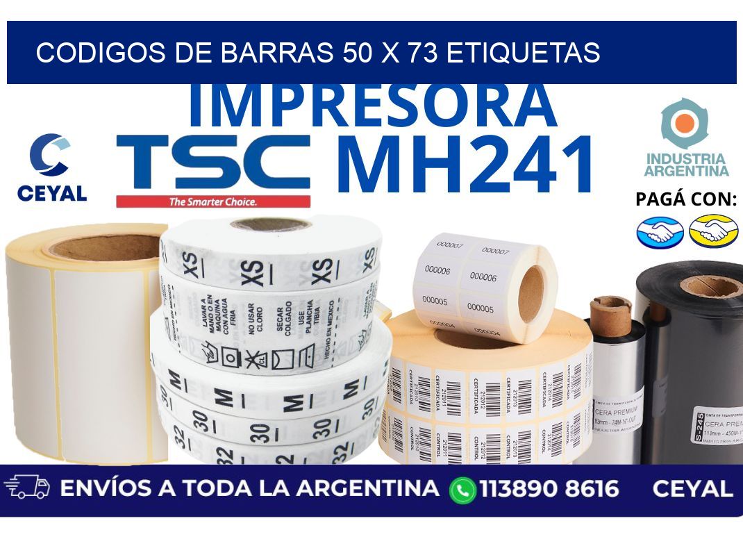 codigos de barras 50 x 73 etiquetas