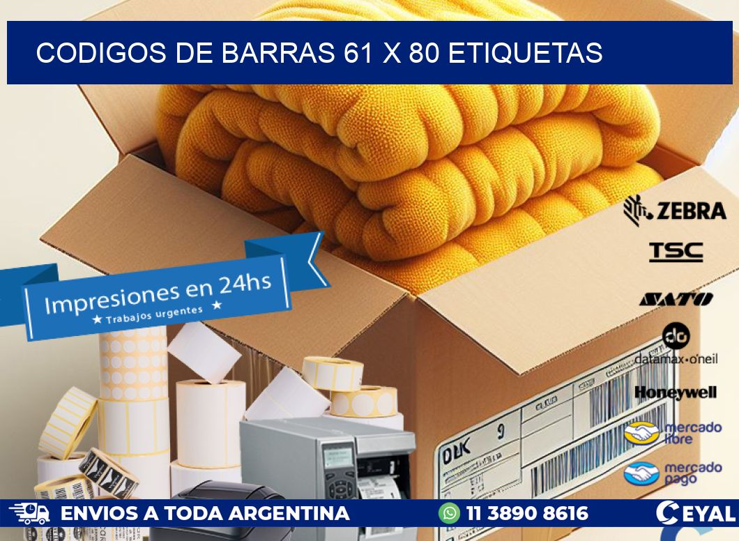 codigos de barras 61 x 80 etiquetas