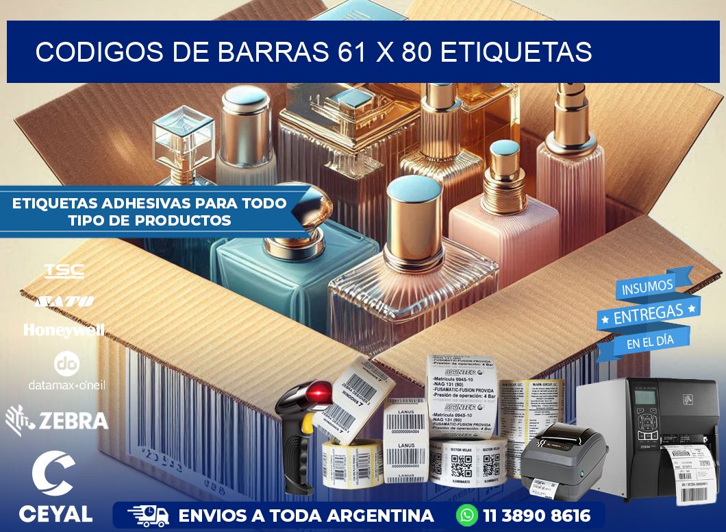 codigos de barras 61 x 80 etiquetas