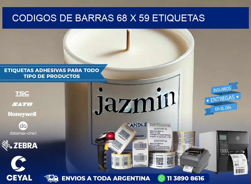 codigos de barras 68 x 59 etiquetas