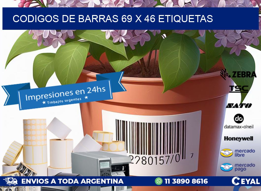 codigos de barras 69 x 46 etiquetas
