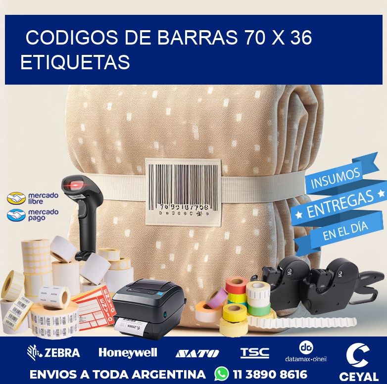 codigos de barras 70 x 36 etiquetas