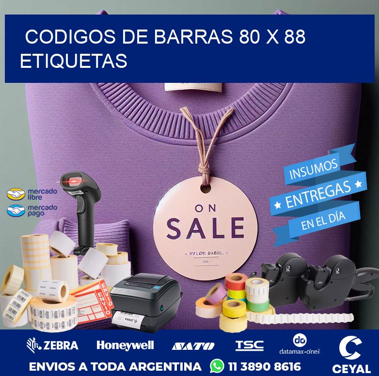 codigos de barras 80 x 88 etiquetas