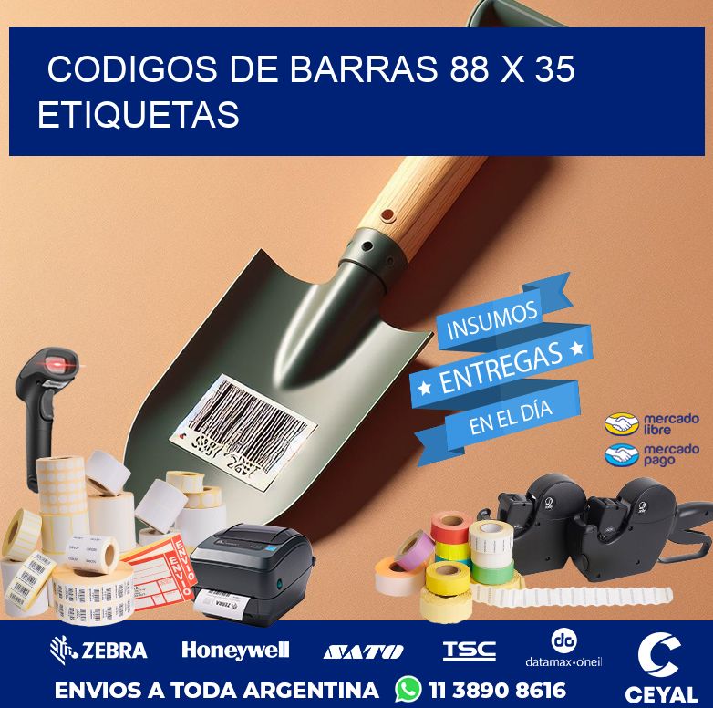 codigos de barras 88 x 35 etiquetas
