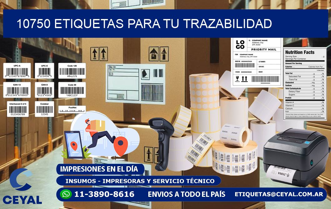 10750 etiquetas para tu trazabilidad