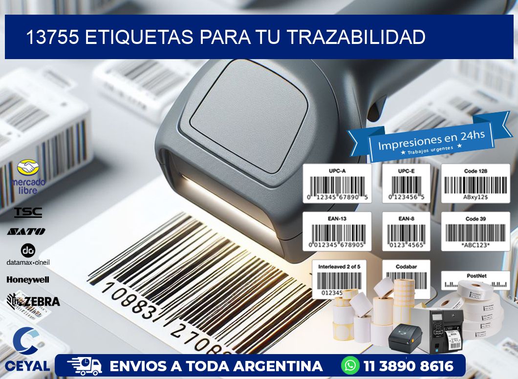 13755 etiquetas para tu trazabilidad