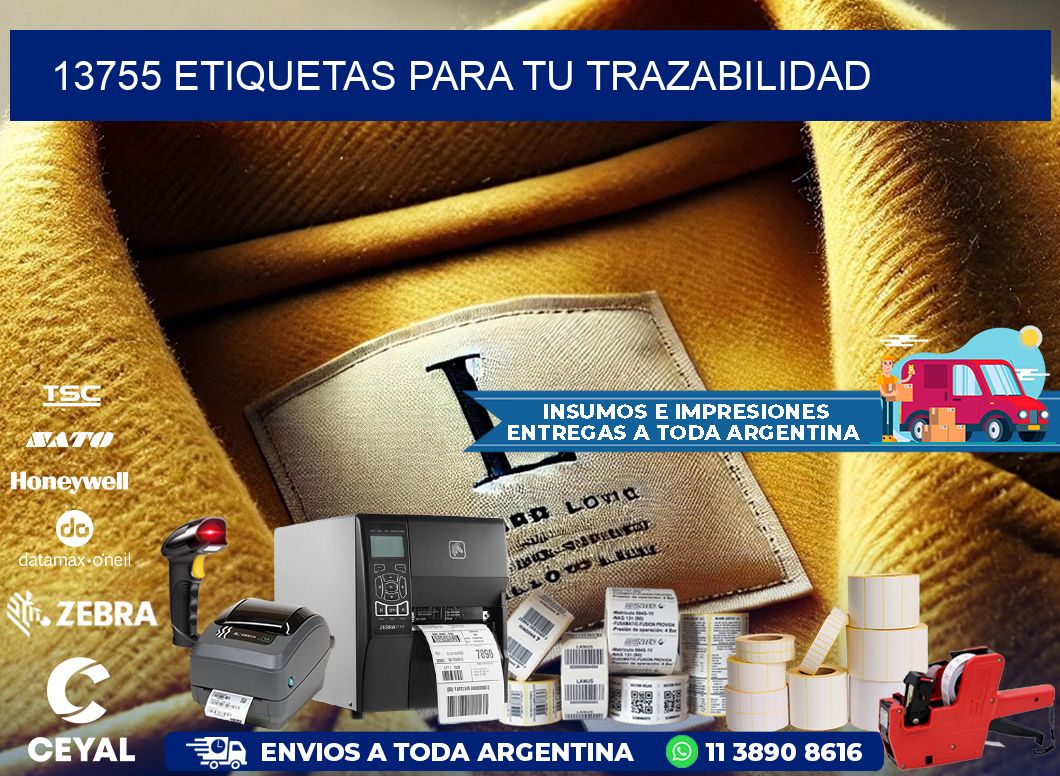 13755 etiquetas para tu trazabilidad