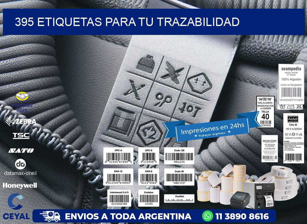 395 etiquetas para tu trazabilidad