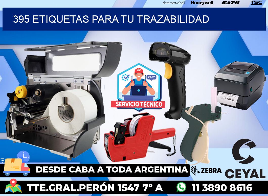 395 etiquetas para tu trazabilidad
