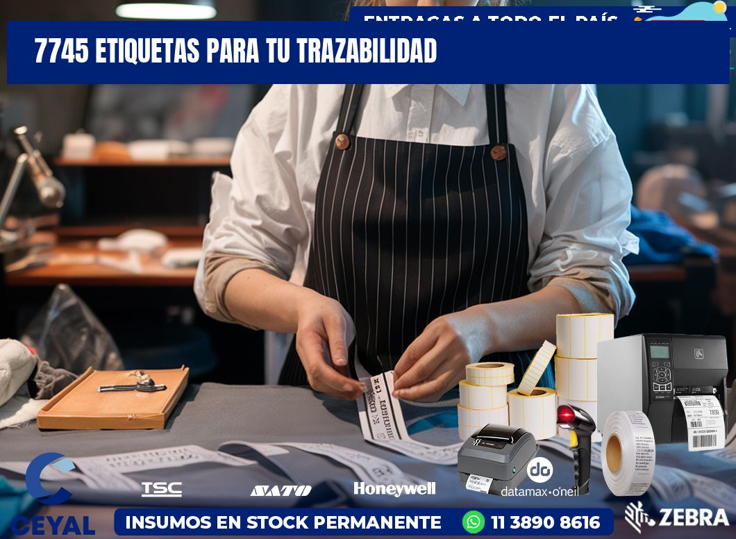 7745 etiquetas para tu trazabilidad