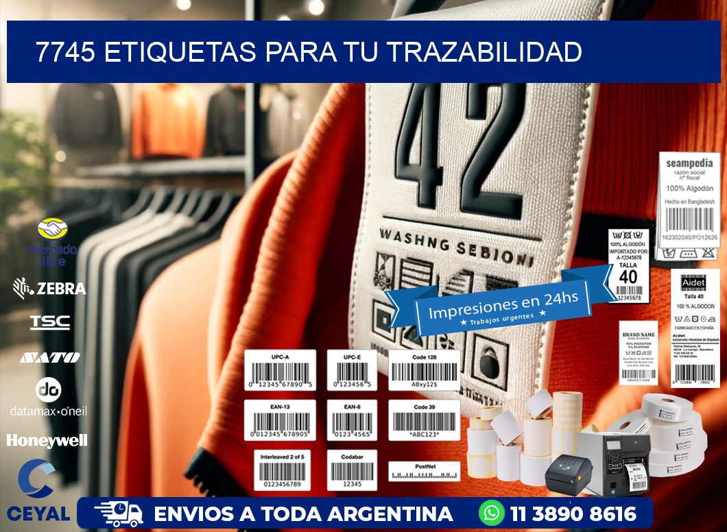 7745 etiquetas para tu trazabilidad