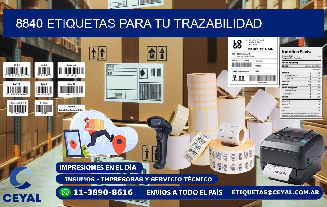 8840 etiquetas para tu trazabilidad