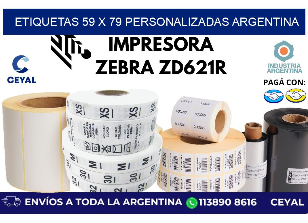 etiquetas 59 x 79 personalizadas argentina