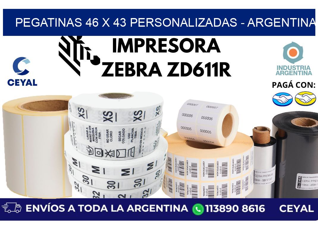 pegatinas 46 x 43 personalizadas - Argentina