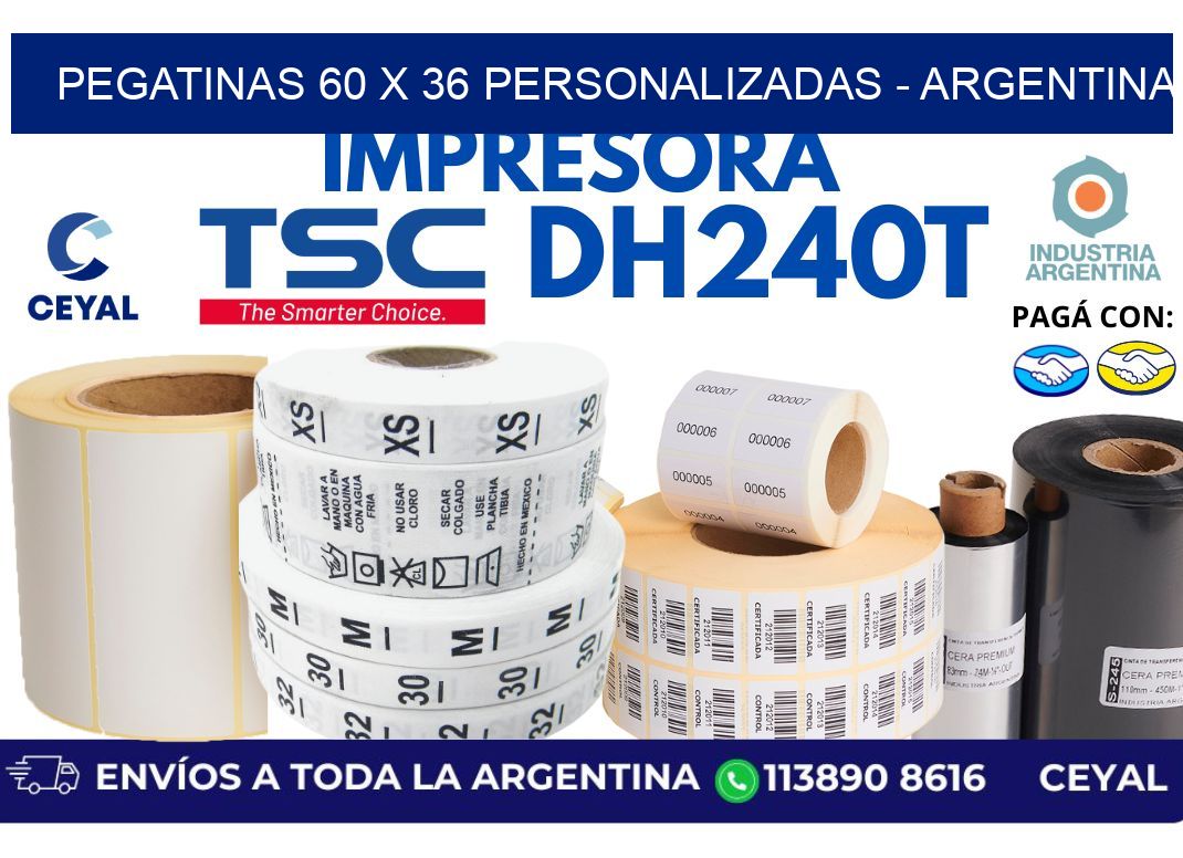 pegatinas 60 x 36 personalizadas - Argentina