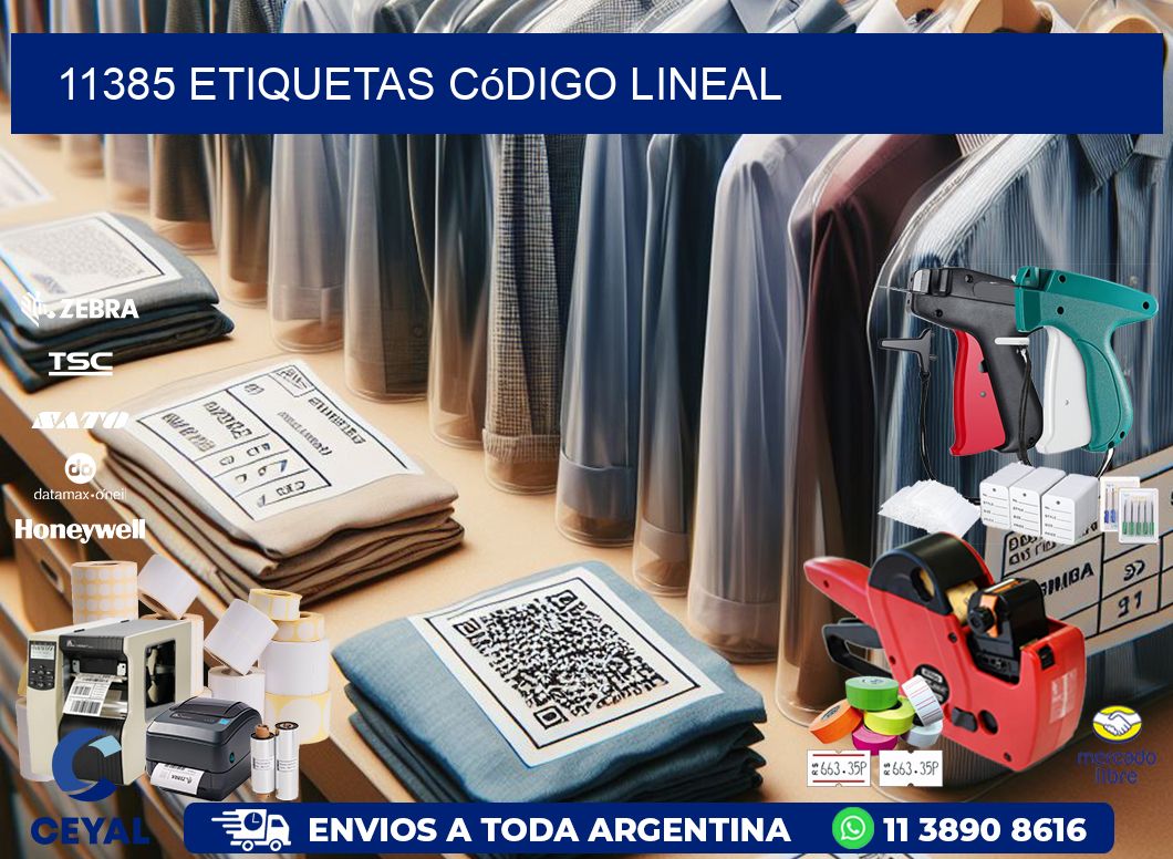 11385 Etiquetas código lineal