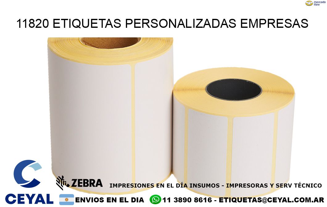 11820 Etiquetas personalizadas empresas