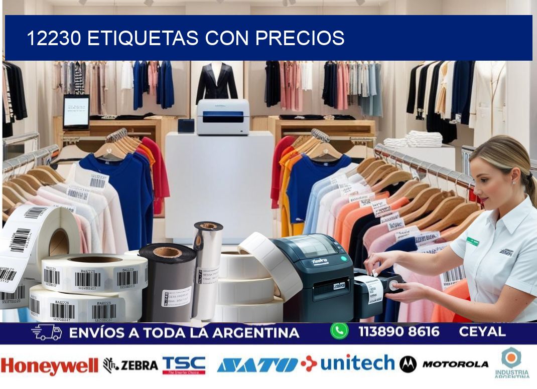 12230 etiquetas con precios