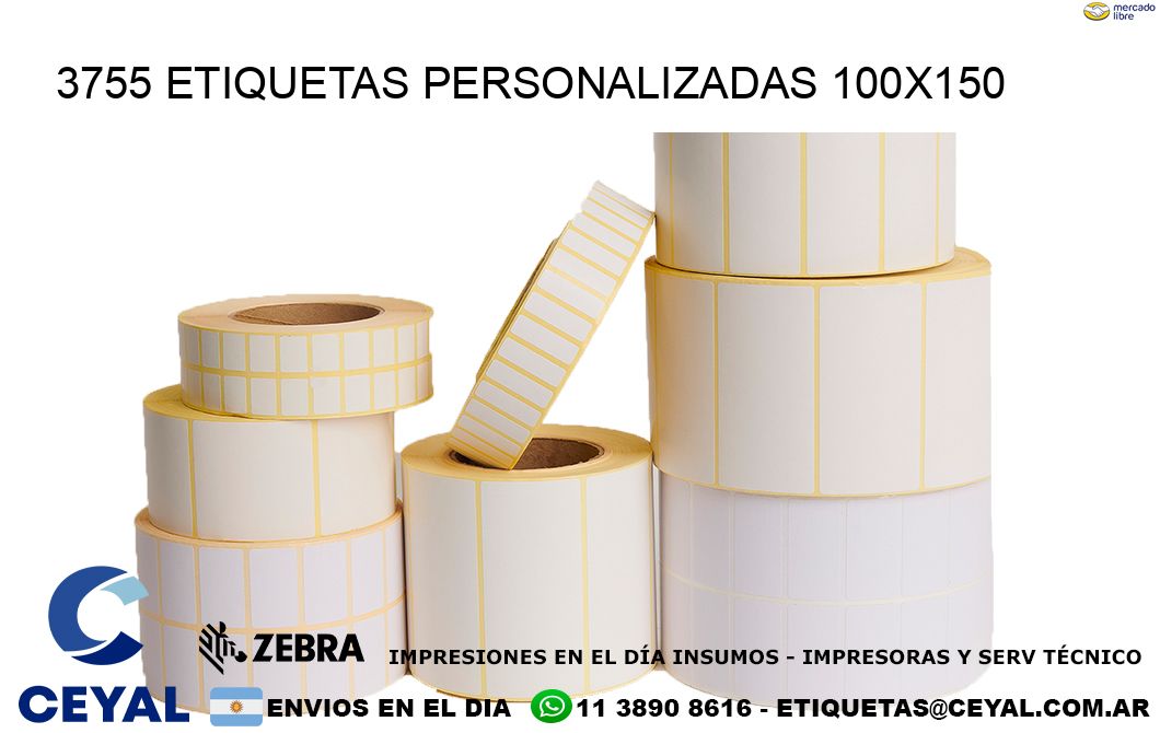 3755 Etiquetas personalizadas 100×150