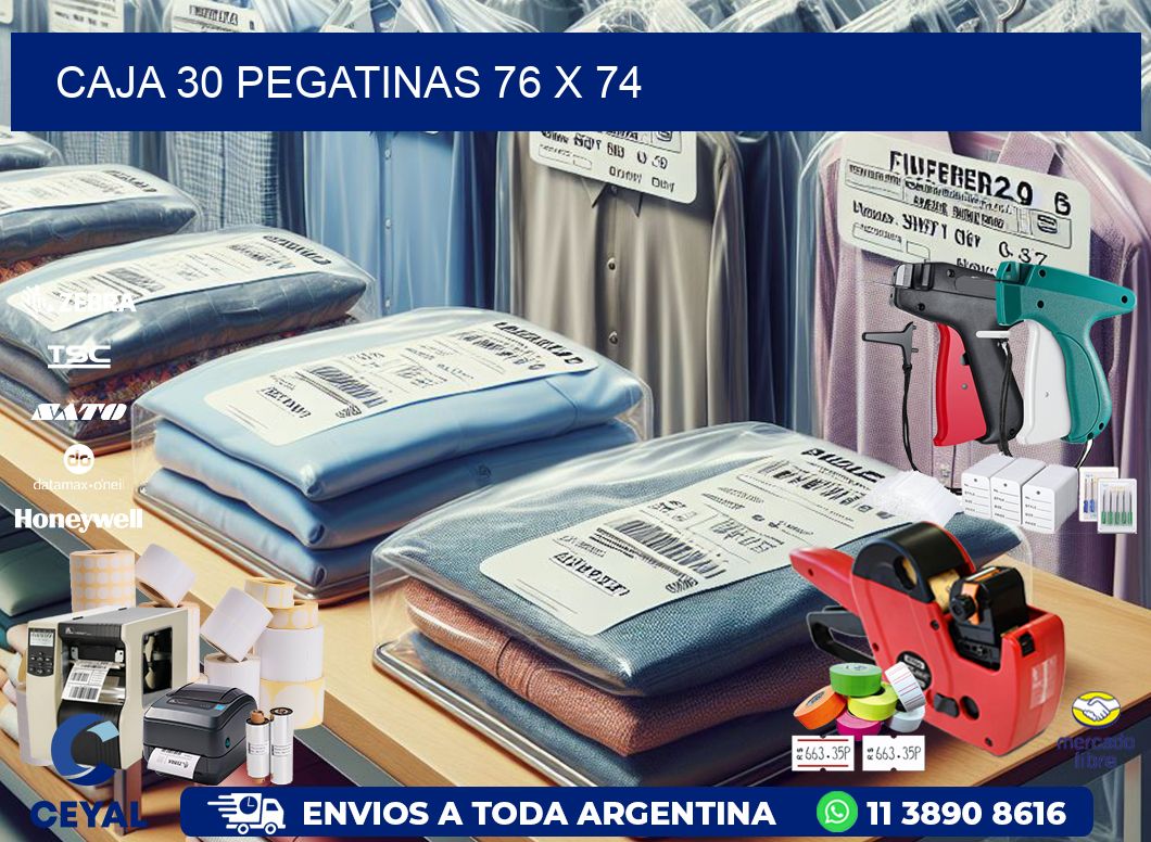 CAJA 30 PEGATINAS 76 x 74