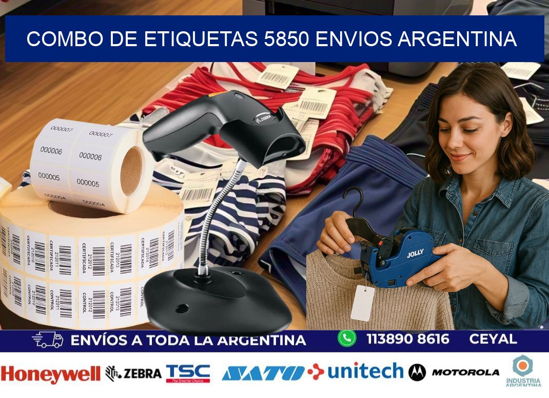 Combo de etiquetas 5850 ENVIOS ARGENTINA