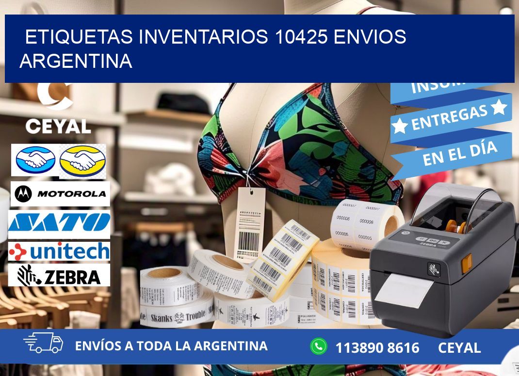 etiquetas inventarios 10425 ENVIOS ARGENTINA