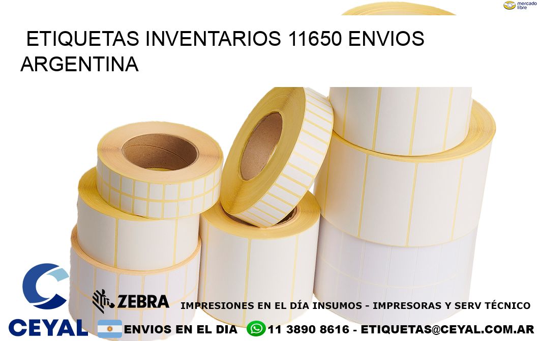etiquetas inventarios 11650 ENVIOS ARGENTINA