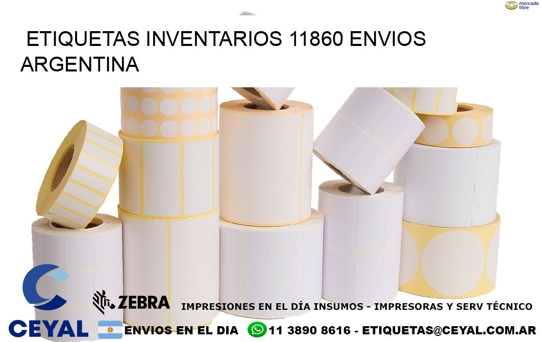 etiquetas inventarios 11860 ENVIOS ARGENTINA