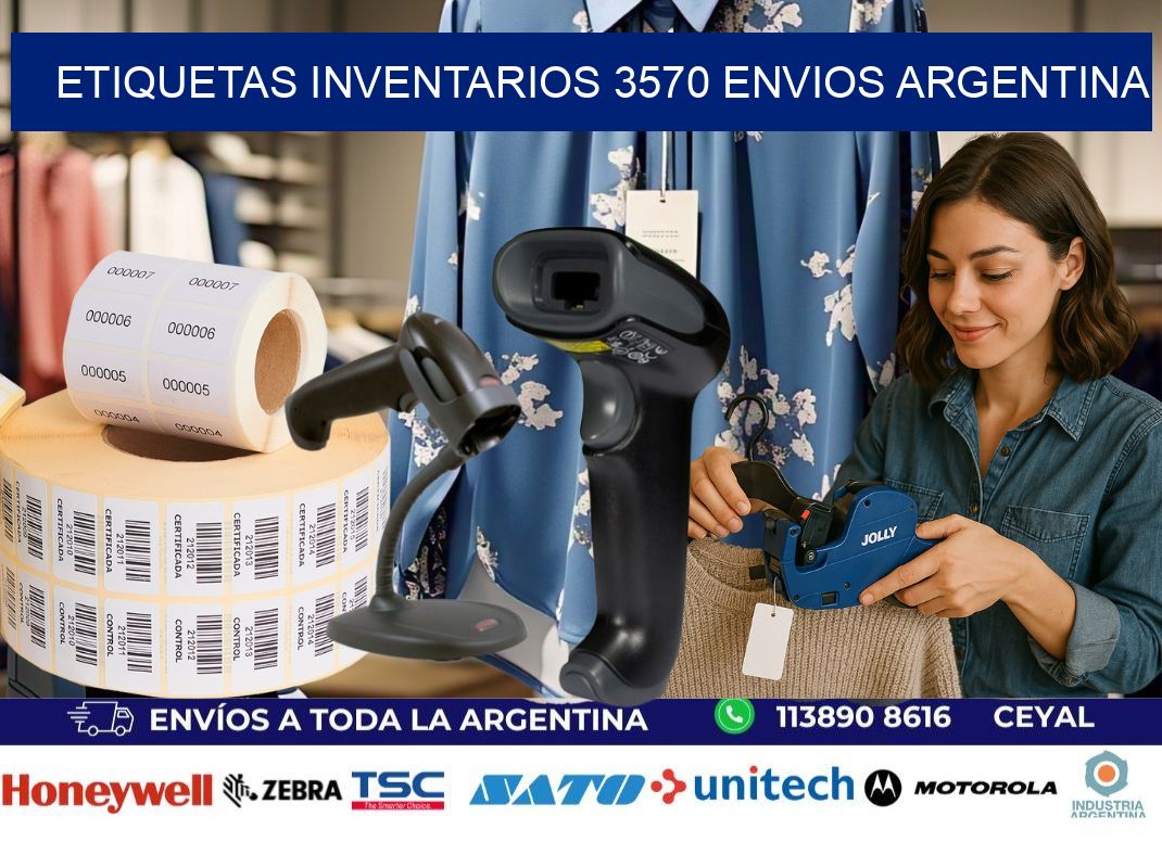 etiquetas inventarios 3570 ENVIOS ARGENTINA