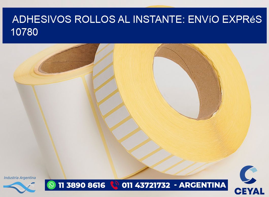 Adhesivos rollos al Instante: Envío Exprés 10780