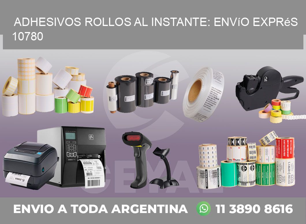 Adhesivos rollos al Instante: Envío Exprés 10780