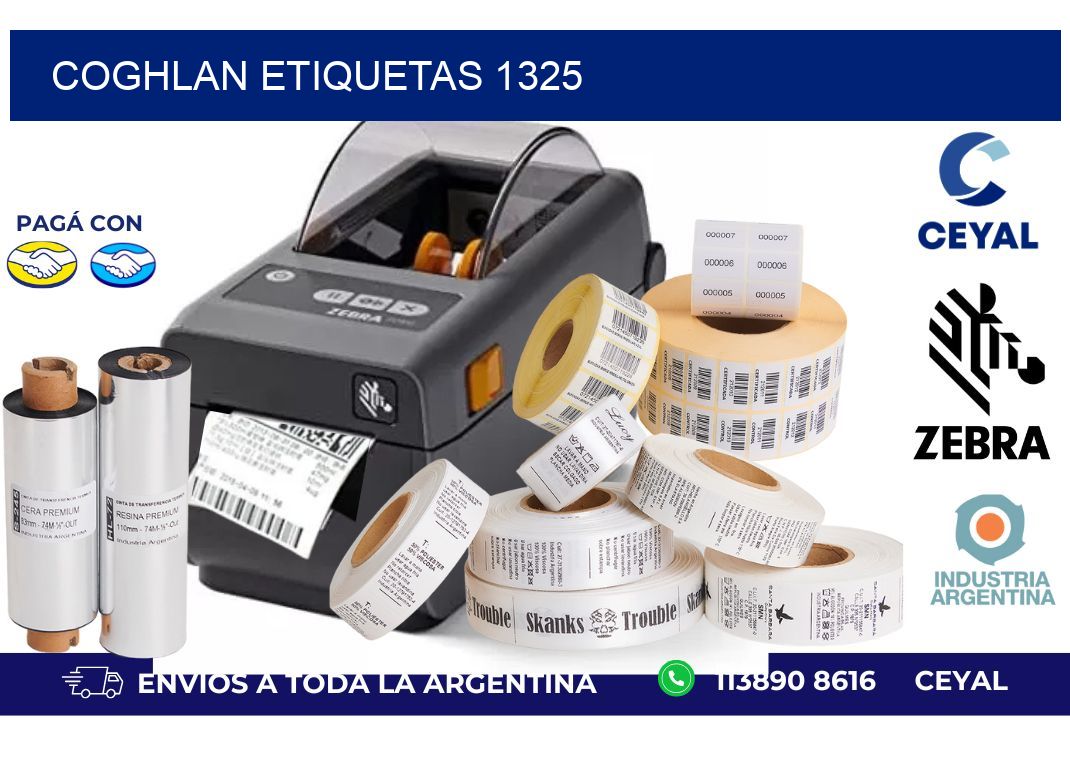 Coghlan etiquetas 1325