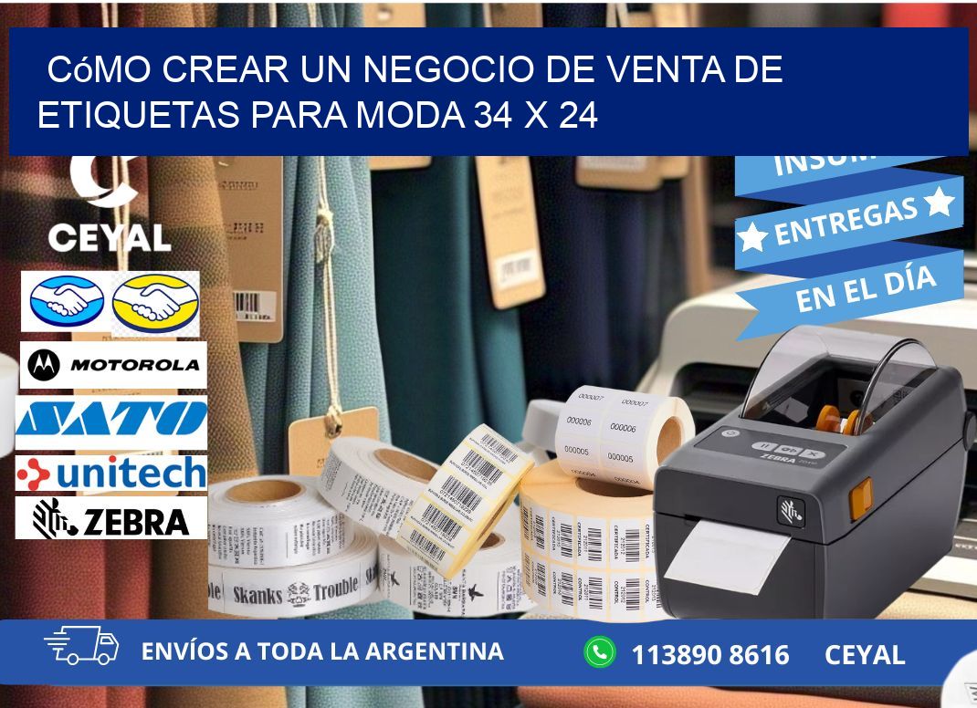 Cómo Crear un Negocio de Venta de Etiquetas para Moda 34 x 24
