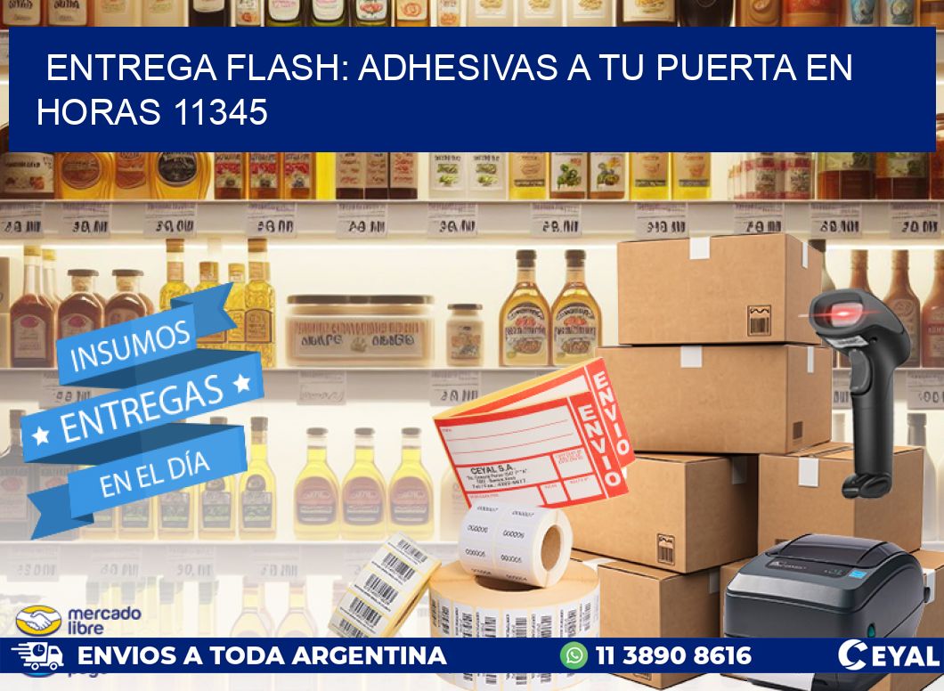 Entrega Flash: Adhesivas A Tu Puerta en Horas 11345