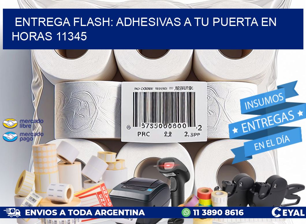 Entrega Flash: Adhesivas A Tu Puerta en Horas 11345