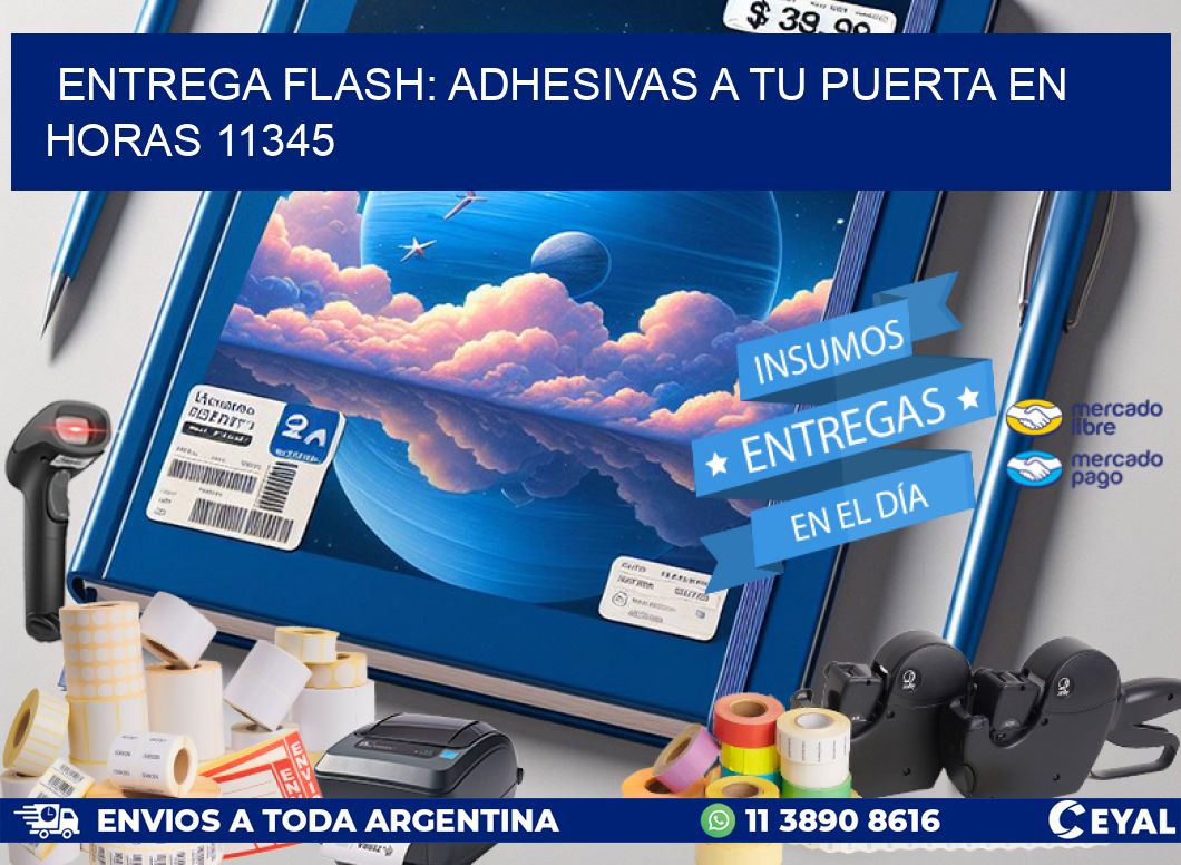 Entrega Flash: Adhesivas A Tu Puerta en Horas 11345