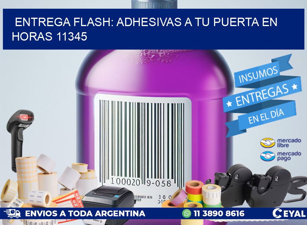 Entrega Flash: Adhesivas A Tu Puerta en Horas 11345