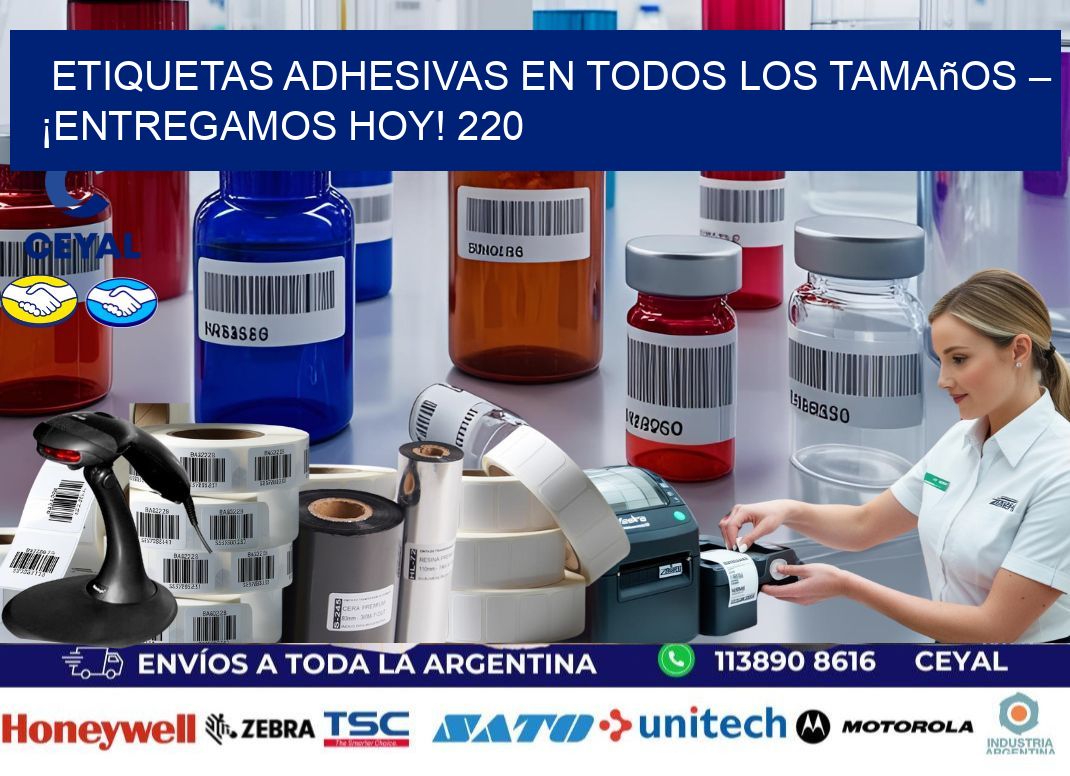 Etiquetas Adhesivas en Todos los Tamaños – ¡Entregamos Hoy! 220